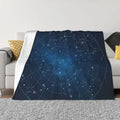 Axyaa Constellation Star Map Throw Blanket for Stylish Sofas and Beds