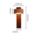 Axyaa Retro Brick Red LED Bedside Light for Bedroom, Hotel, Foyer, Restaurant, Corridor