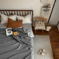 Axyaa Queen Summer Blanket: Soft Cotton Quilt, Breathable, Skin-Friendly