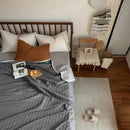 Axyaa Queen Summer Blanket: Soft Cotton Quilt, Breathable, Skin-Friendly