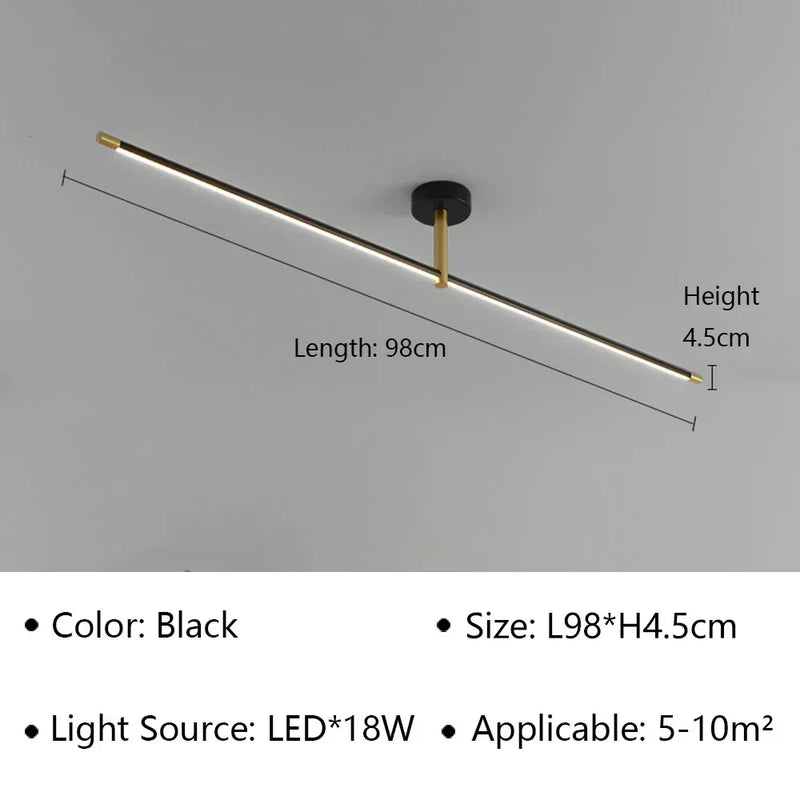 Axyaa Slim Wall Sconce Lamps Mirror Bathroom Bedroom Bedside Ceiling Light