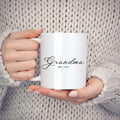 Axyaa Grandma Nutritional Facts Mug - Best Grandma Gift