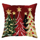 Axyaa Christmas Snowman Tree Pillowcase - Festive Home Decor & Holiday Gift