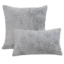 Axyaa Rabbit Fur Christmas Festival Winter Pillowcase Cojines 30x50/45x45cm