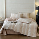 Axyaa Cotton Three-ply Gauze Queen Bedding Set - Soft & Breathable Duvet Cover Set