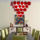 Axyaa Luxury Glass Pendant Light for Living Room and Bedroom