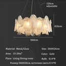 Axyaa Crystal Chandelier LED Pendant Lamp - Luxury Home Decor Lighting