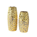 Gold Ceramic Vase Axyaa Porcelain Floral Home Decor Wedding Display