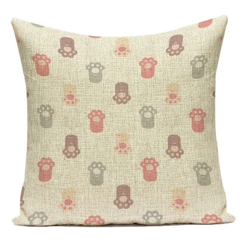 Axyaa Cartoon Pillow Cover: Cute Print Pillow Cover for Home, Bedroom, & Car