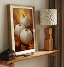 Axyaa Autumn Country Wall Art: Retro Pumpkin & Rooster Canvas Prints for Modern Living Room
