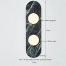 Axyaa Nordic Ceramic LED Wall Lamp for Modern Indoor Lighting