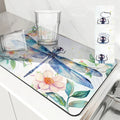 Axyaa Watercolor Drying Mat Absorbent Placemat Anti Slip Cup Table Mats