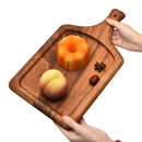 Axyaa Acacia Wood Bread Board & Chopping Board - Multi-Use Cutting Tray