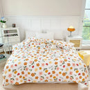 Axyaa Striped Cotton Duvet Cover for Queen/King Size Double Bed - Single Bed Kids Cover