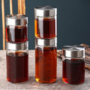 Axyaa Glass Brew Bottle with Scale - Leak-proof, Travel-friendly Fluid Container