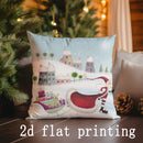 Axyaa Christmas Cartoon Pillowcases - Festive Home Decor Cushion Cover