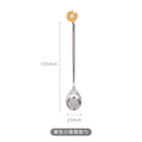Axyaa Stainless Steel Cartoon Cutlery Set - Spoon Fork Dessert Ice Cream Coffee Cake Fork