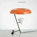 Axyaa Nordic Desk Lamp with Creative Orange Lampshade for Living Study Room