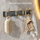 Axyaa Adjustable Bathroom Door Hook for Kitchen and Clothes Hanging