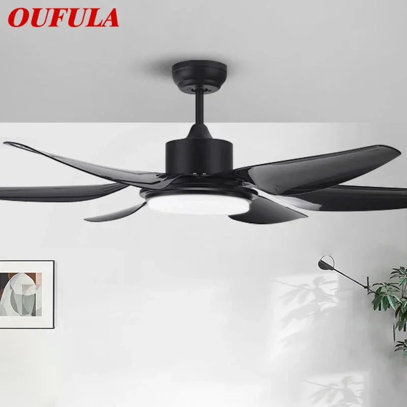 Axyaa Nordic LED Fan Light: Modern Style for Home and Office