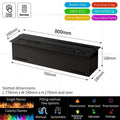 Axyaa 3D Colorful Flame Electric Atomized Fireplace