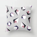 Axyaa Geometric Abstract Polyester Cushion Cover 45x45cm