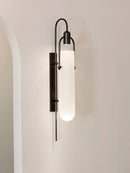 LED Glass Wall Lamp for Bedroom Lighting by Axyaa