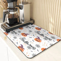 Axyaa Halloween Pumpkin Silicone Table Mat Set