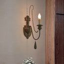 Axyaa Country Style Wooden Bead Wall Sconces for Living Room Lighting
