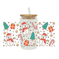 Axyaa Christmas Water Bottle with Lid & Straw | Festive Holiday Decor & Reusable Cup