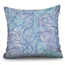 Axyaa Geometric Wave Print Throw Pillow Cover - 45X45CM