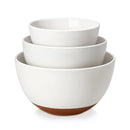 Axyaa Stoneware Mixing Bowls Set for Cooking Baking Salad Soup Pasta
