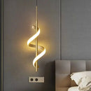 Axyaa Modern LED Pendant Light in Gold, Black, or White for Bedroom, Living Room, Study