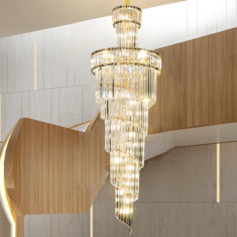 Axyaa Crystal Chandelier for Living Room, Dining & Master Bedroom