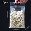 Axyaa Clear Zip Lock Snack Bags Set for Food Packaging