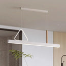 Axyaa Nordic Cream Eye Protection Pendant Light: Simple Modern LED Dining Room Fixture