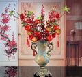 Axyaa Retro Resin Vase: Home Table Decor Ornaments for Livingroom, Hotel, Club