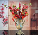 Axyaa Retro Resin Vase: Home Table Decor Ornaments for Livingroom, Hotel, Club