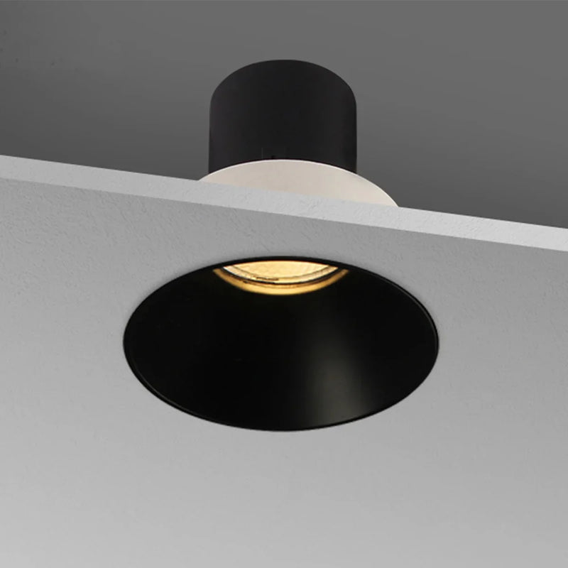 Axyaa Frameless LED Downlight: Minimalist Spot Lamp for Living Room, Bedroom