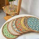 Axyaa Handmade Bamboo Ethnic Coaster Pot Pad Placemat Kitchen Insulation Pad