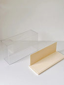 Axyaa Labubu Dolls Acrylic Display Case Dustproof Blind Box Plush Doll Storage Box