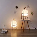 Axyaa Wooden Floor Lamp Art for Living Room Study Bedroom Decor