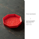 Axyaa Exquisite Dim Sum Tea Plate for Elegant Tea Time