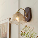 Axyaa LED Glass Wall Lamp | Retro Bedroom Living Room Decor Light