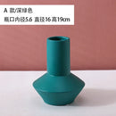 Axyaa Minimalist Ceramic Vase for Flowers and Desk Decoration