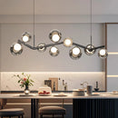 Axyaa LED Pendant Light: Modern Home Decor Chandeliers for Living Room and Dining Room