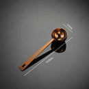 Axyaa Stainless Steel Coffee Food Tea Measuring Spoon Baking Tools 10-15ML Solid Color