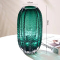 Axyaa Nordic Modern Cactus Glass Vase for High-End Home Decor