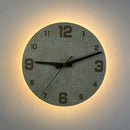 Axyaa Circular Yellow Stone Wall Lamp: Minimalist LED Bedroom Decoration