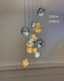 Axyaa Modern LED Pendant Chandeliers for Indoor Living and Dining Room Lighting